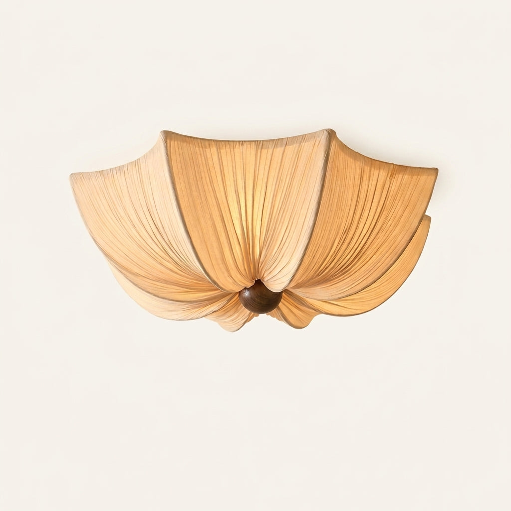 Lámpara de techo de tela drapeada wabi-sabi Flor