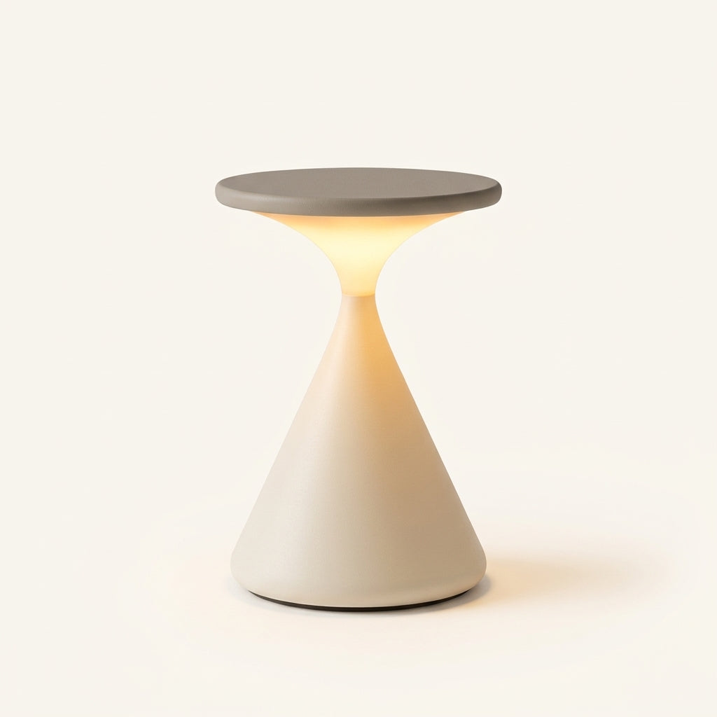 Lámpara de mesa recargable táctil nórdica reloj de arena Arena