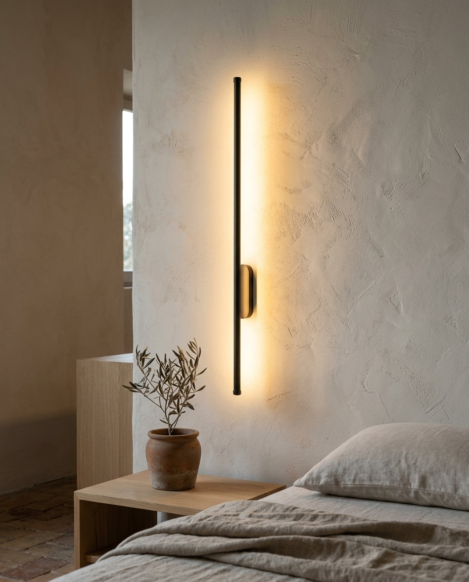 Aplique de pared LED lineal de ambiente Trazo – cabecero