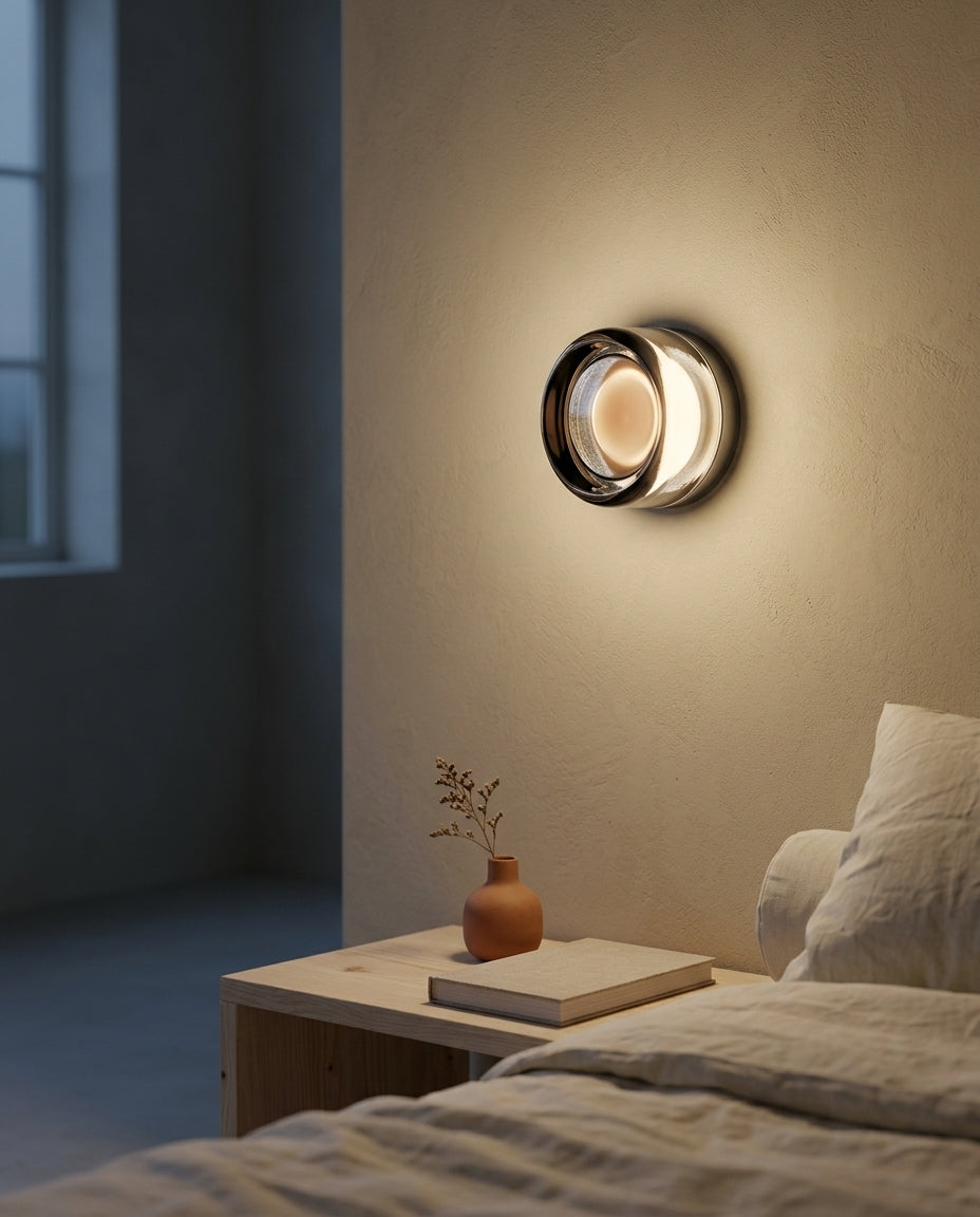 Aplique de pared esfera de cristal Gota – cabecero