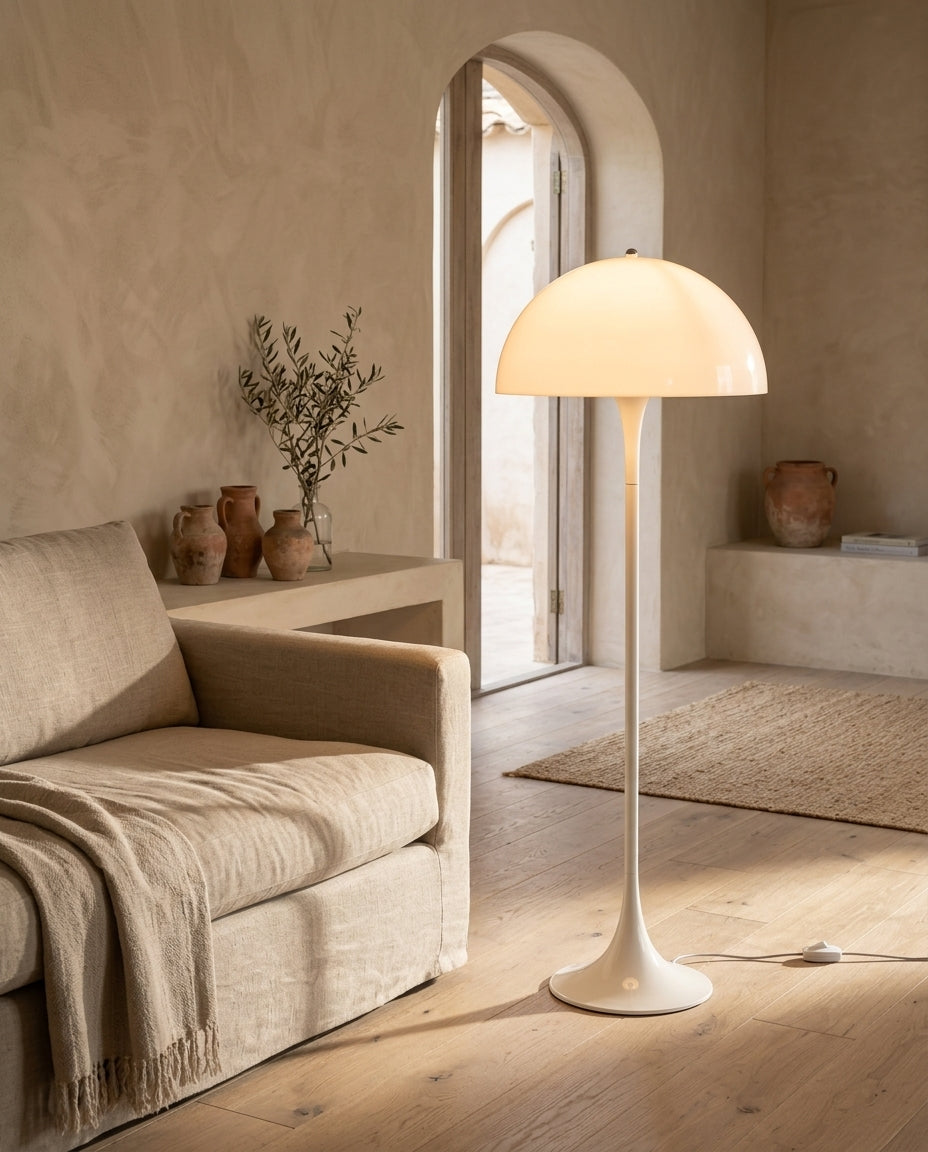 Lámpara de pie seta de acrílico luminoso Seta – salon