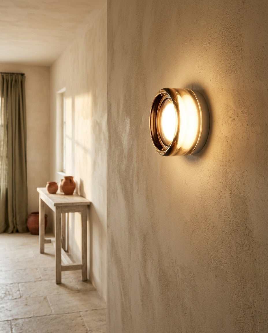 Aplique de pared esfera de cristal Gota – pasillo